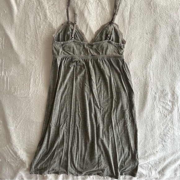 Grey Lace Slip Dress - Picture 4 of 4